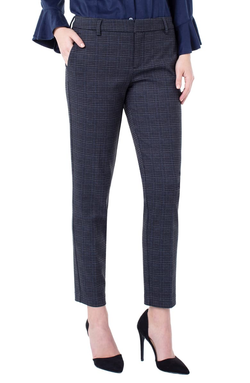 LIVERPOOL LM5084Z76 Kelsey Plaid Knit Trousers