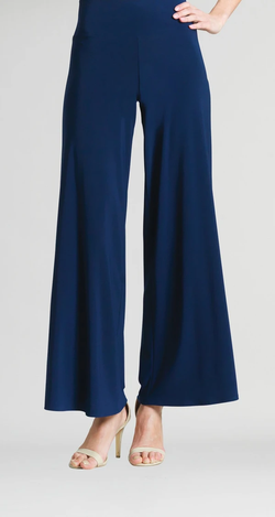 Clara Sunwoo LPT Navy Long Palazzo Pant